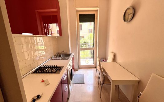 Ampio e luminoso monolocale con cucina abitabile e terrazzino godibile
