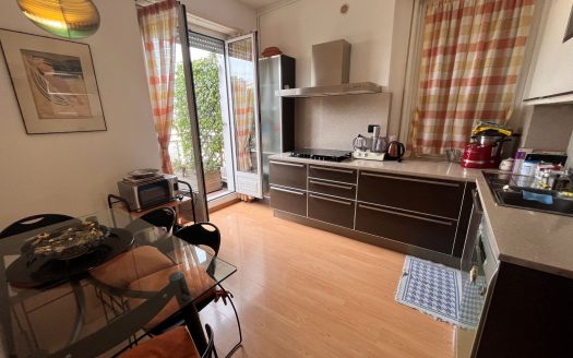 Panoramico attico di 4 locali con terrazzo al piano