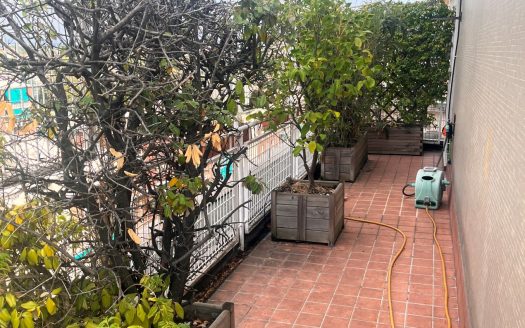 Panoramico attico di 4 locali con terrazzo al piano